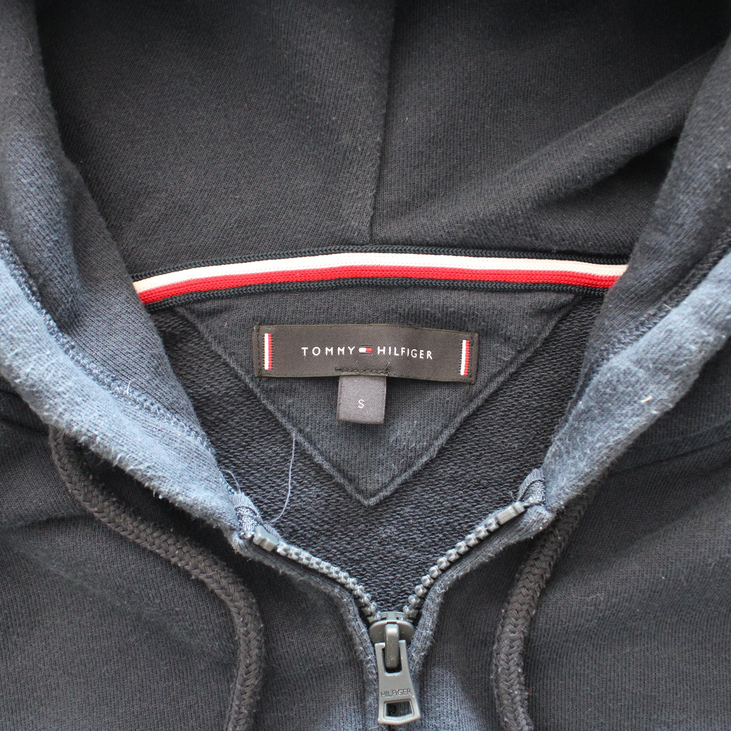 Tommy Hilfiger Full Zip Hoodie – Navy (Man-S)