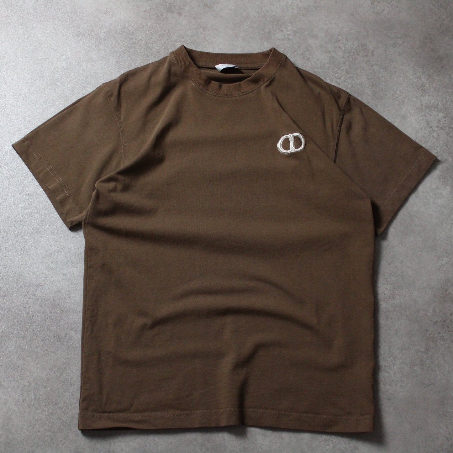 T-Shirt mit Dior-CD-Stickerei (Herren, M)