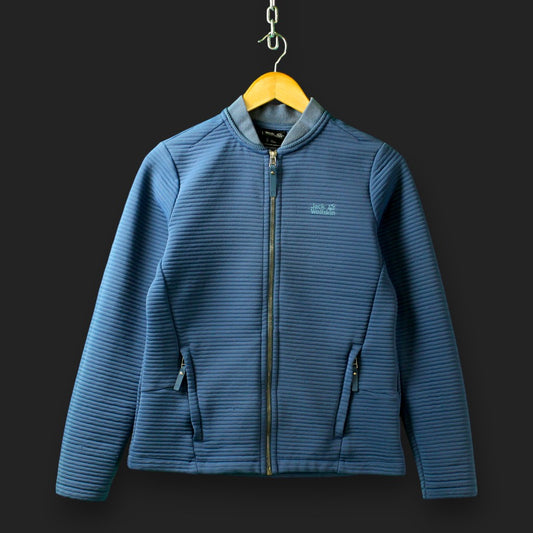 Jack Wolfskin Pullover mit durchgehendem Reißverschluss (Größe S)
