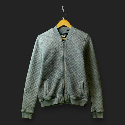 SuperDry Pullover mit durchgehendem Reißverschluss (Größe M)