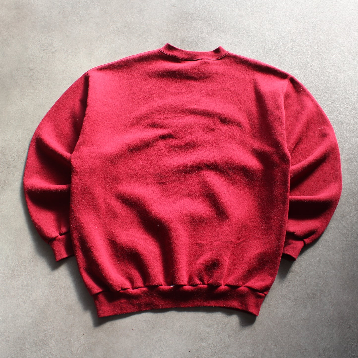 Logo Athletic Embroidered Redskins Crewneck – Red (Man-L)