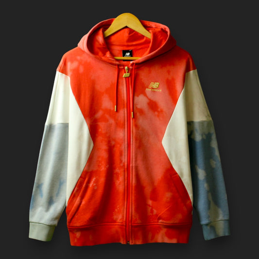 New Balance Tie Dye Full Zip Hoodie (Size-S) [SPOTTED]