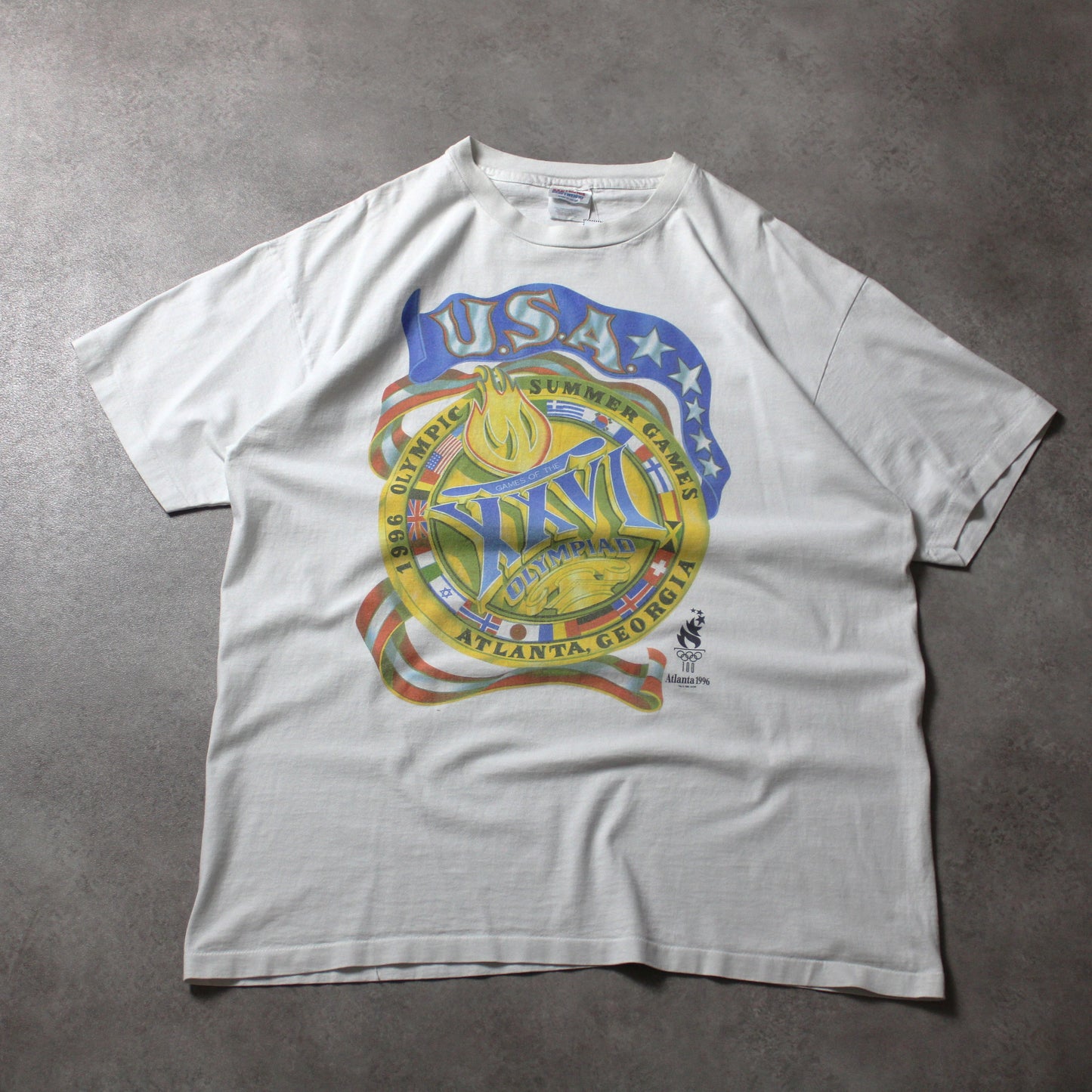 Hanes 1996 Atlanta Olympia-T-Shirt (Größe XL) 