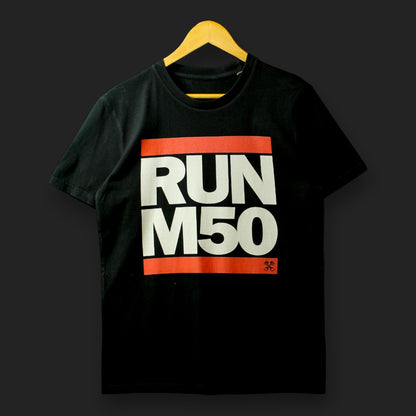 Run M50 Bedrucktes T-Shirt (Größe S)