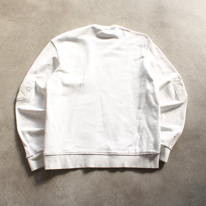 Burberry Patched Crewneck – White (Man-S, Missing Tag)