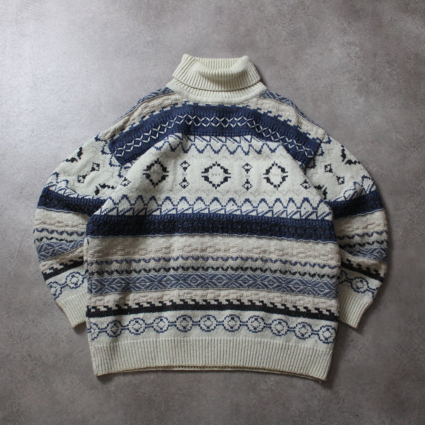 Cebeci Vintage Knitted Sweater (Size-XL)