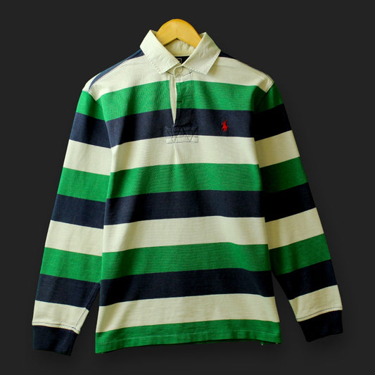 Ralph Lauren Langarm-Poloshirt (Größe S)