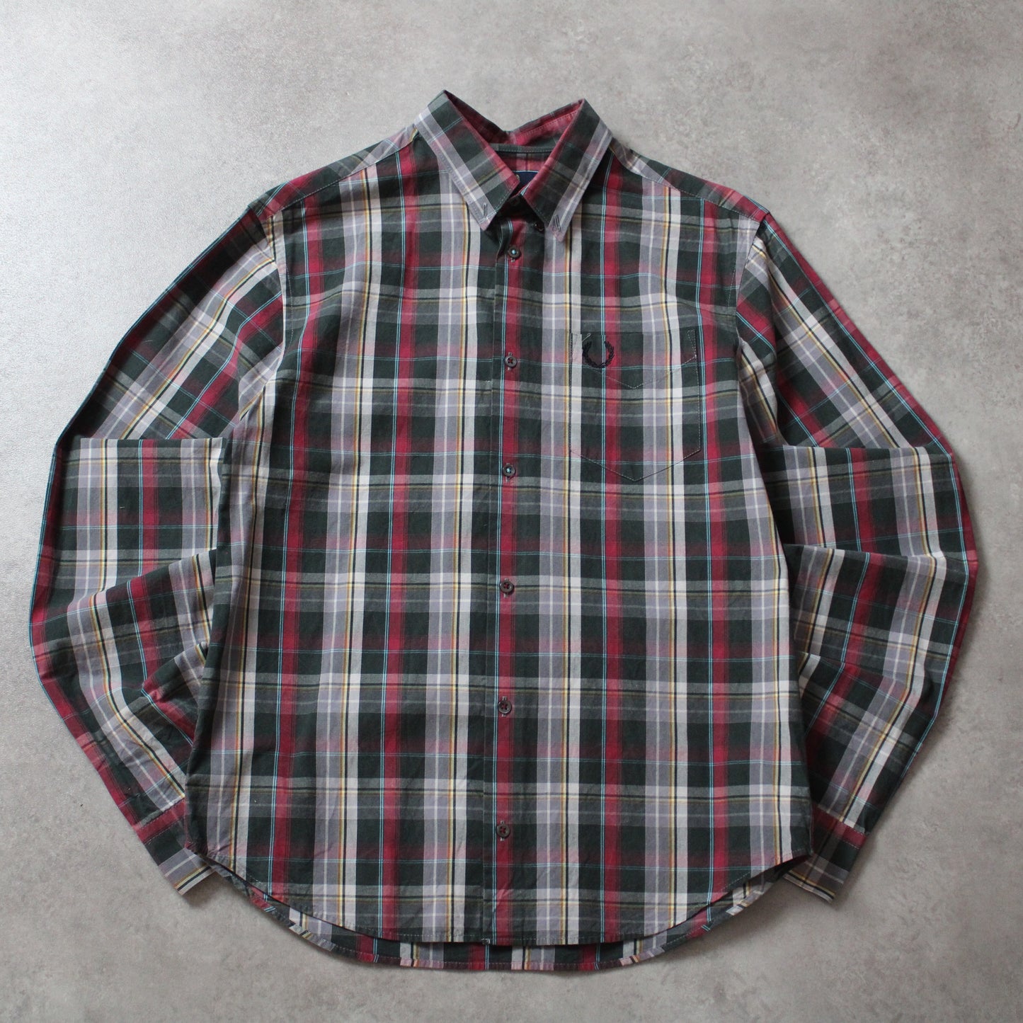 Fred Perry Long Sleeve Shirt (Man-S)