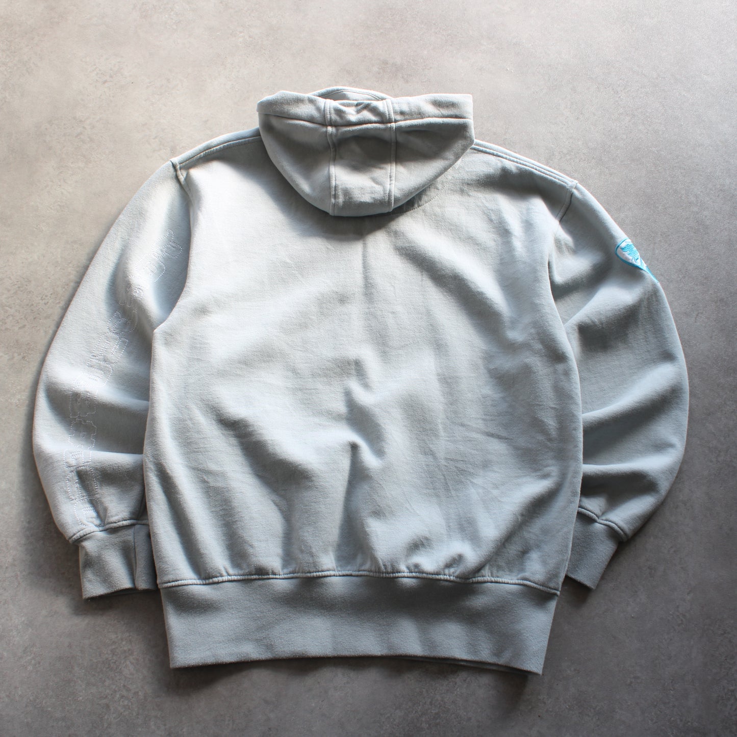 1995 Bullrot Wear Embroidered Hoodie – Grey (Man-M)