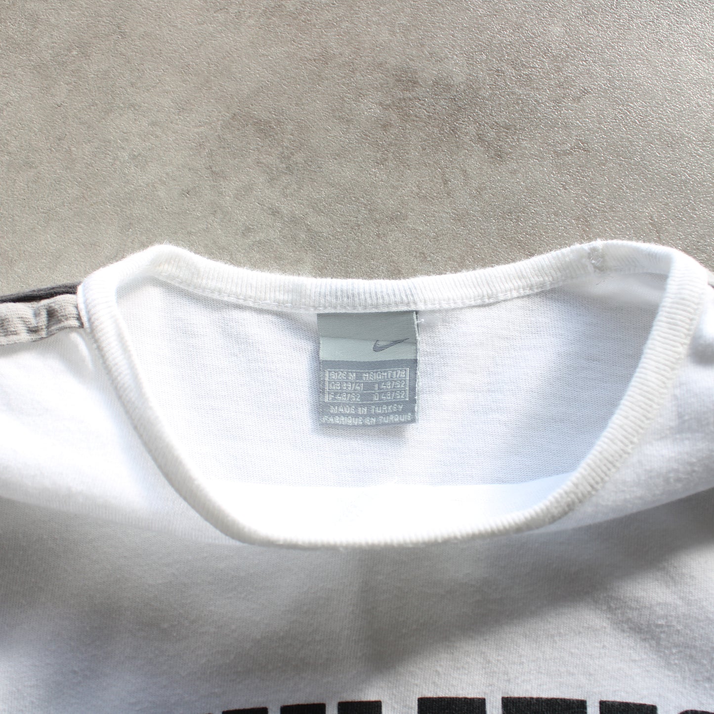 Nike Printed Long Sleeve Tee – White/Black (Woman-M)