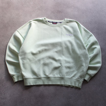 FUBU Embroidered Crewneck – Light Green (Man-L, Flawed)