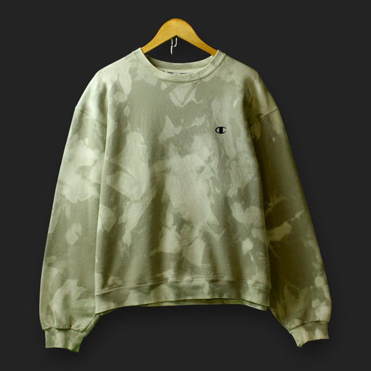 Champion Spell Out Pullover (Größe L) [DISTRESSED]