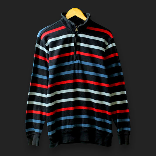 Claudio Campione Strickpullover mit 1/4-Reißverschluss (Größe L)