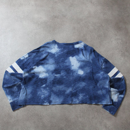 Hollister Oversized Long Sleeve Crop Top (Size-S)