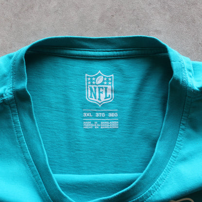 NFL Dolphins Printed Tee – Turquoise (Man-3XL)