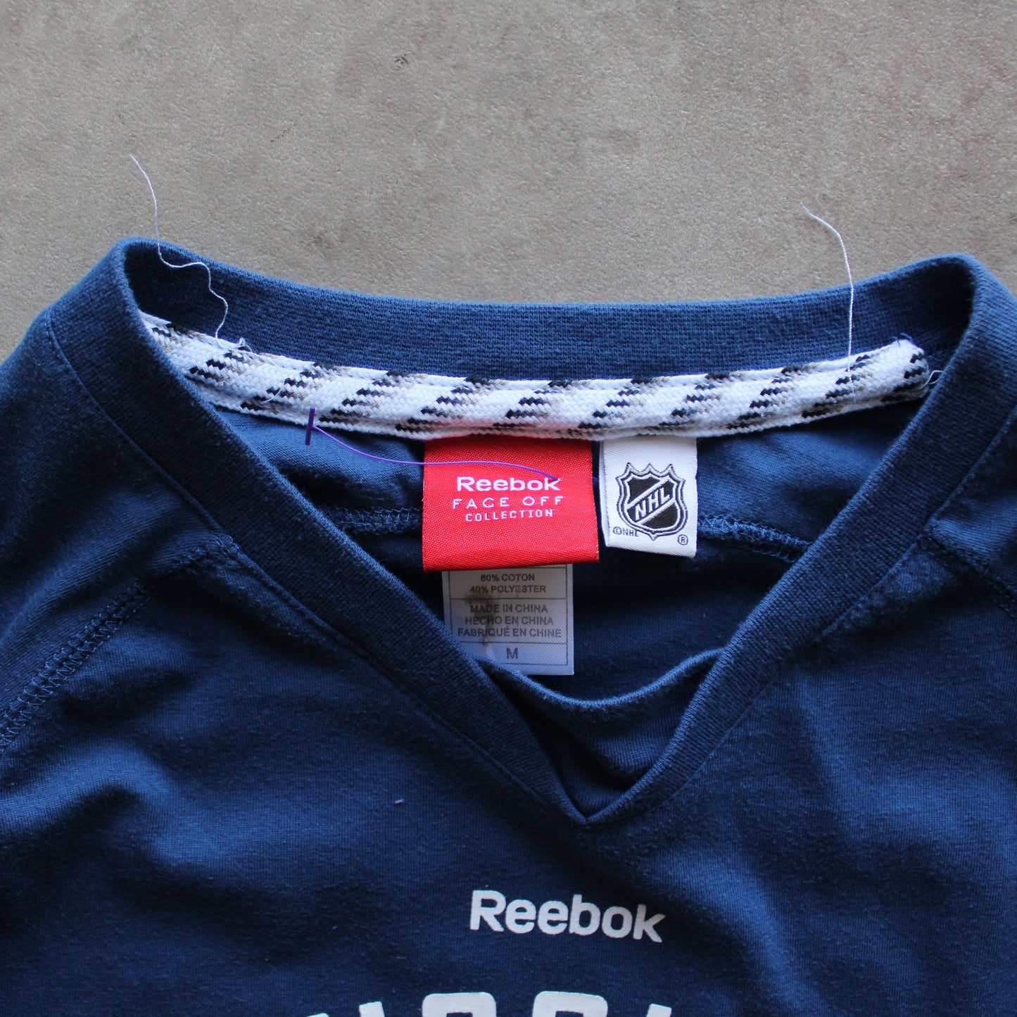 Reebok NHL Vancouver Long Sleeve Tee – Navy/Green (Man-M)