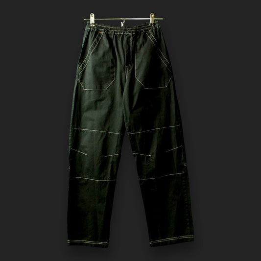Grüne Apfel-Baggy-Hose (Größe S)