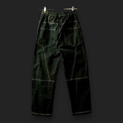 Grüne Apfel-Baggy-Hose (Größe S)
