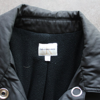 Calvin Klein Long Wax Jacket – Black (Woman-M)
