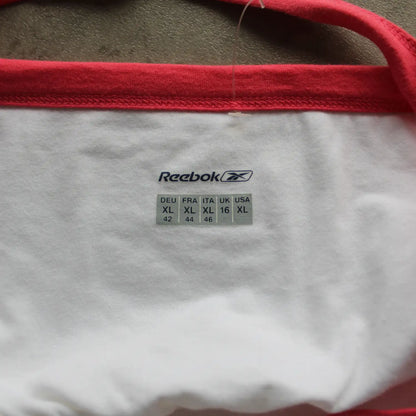 Reebok Y2K Athletic Tank Top – White/Pink (Woman-XL)