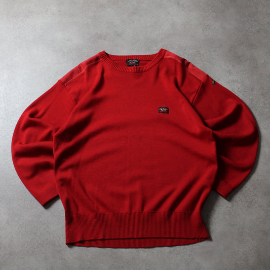 Paul &amp; Shark Vintage Strickpullover mit Rundhalsausschnitt (Herren-XL)