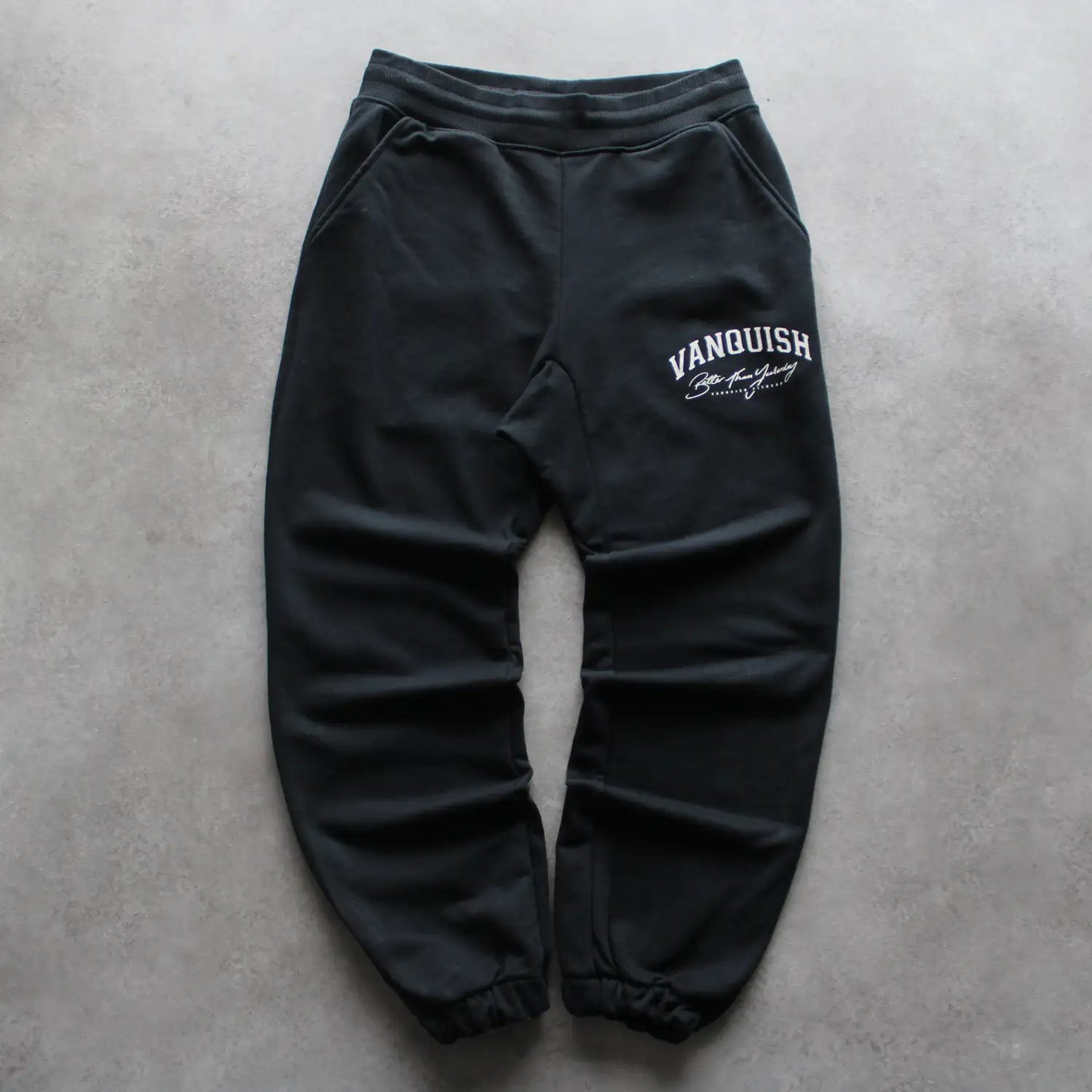 Vanquish Printed Sweatpants – Black (Man-S)