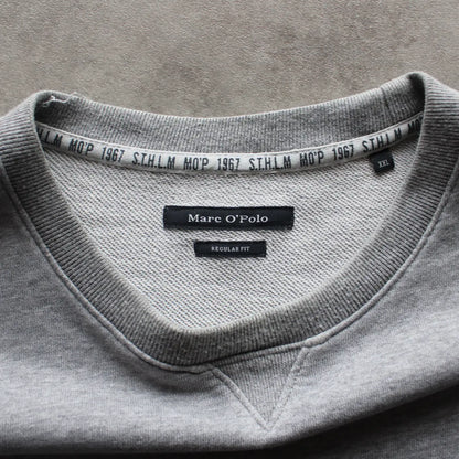 Marc O’Polo Printed Crewneck – Grey (Man-XXL)