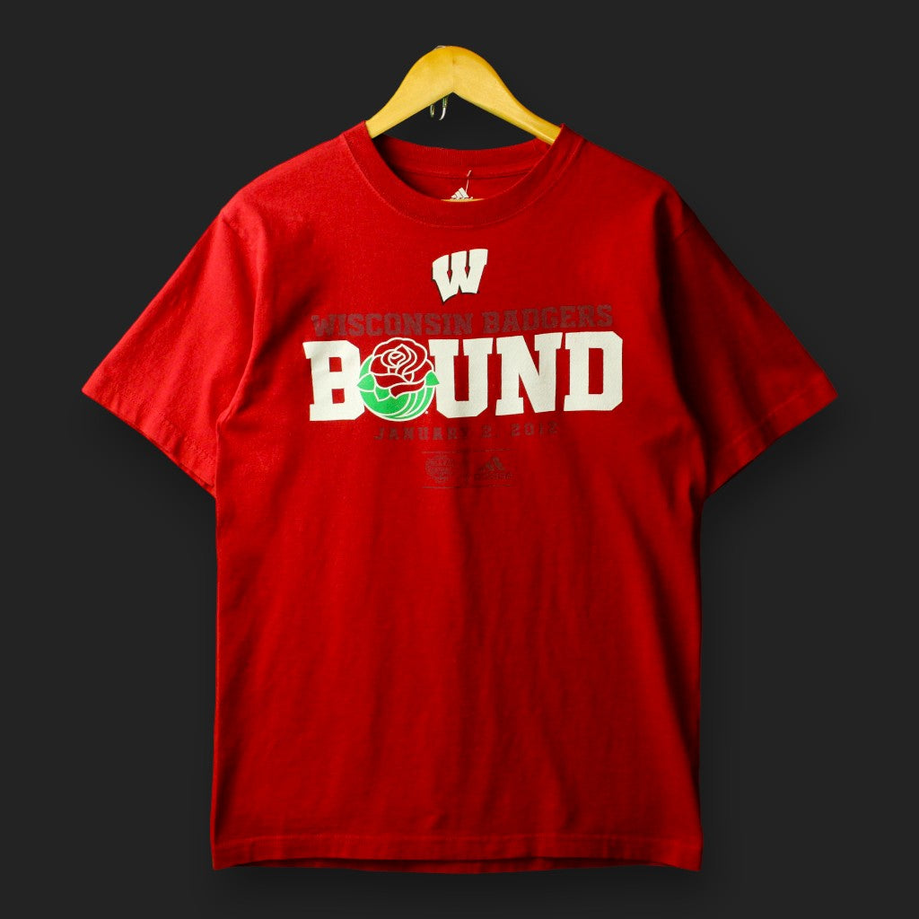 Adidas Wisconsin Badgers T-Shirt (Größe M) 