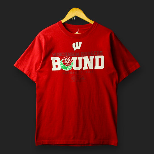 Adidas Wisconsin Badgers T-Shirt (Größe M) 