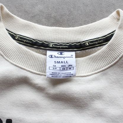 Champion 3D Printed Crewneck – White (Woman-S)