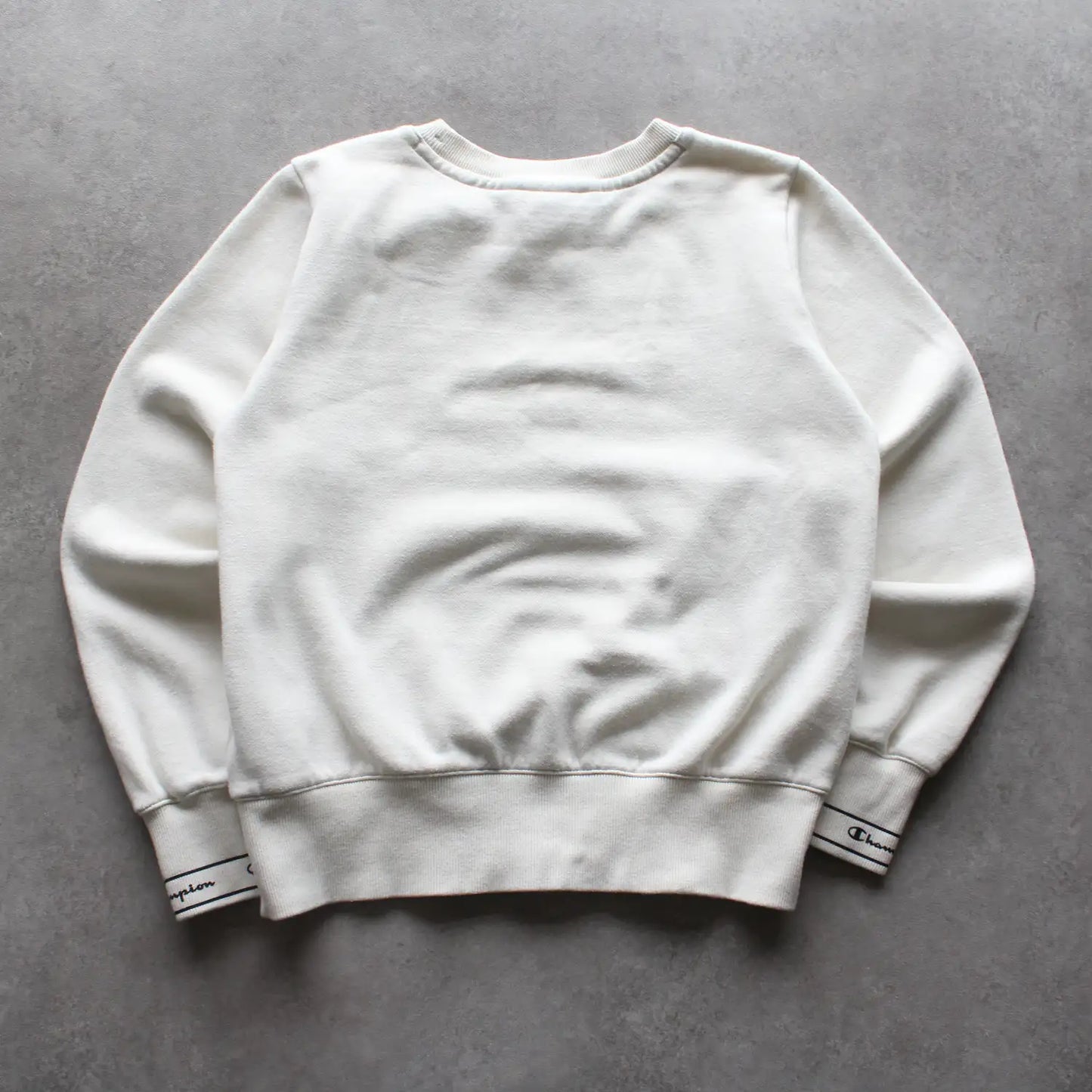 Champion 3D Printed Crewneck – White (Woman-S)
