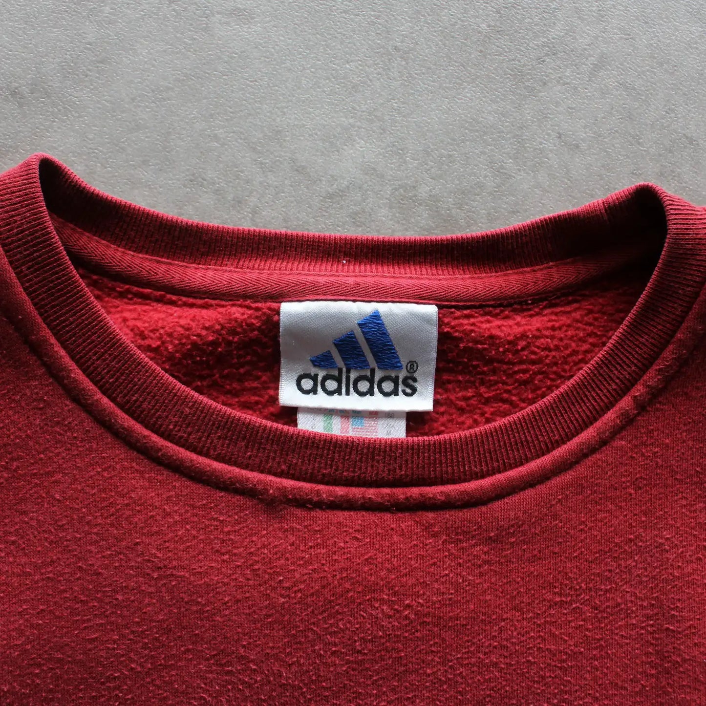 Adidas Embroidered Crewneck – Burgundy (Man-M)