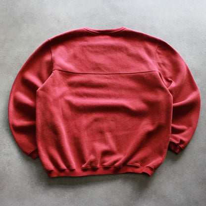 Adidas Embroidered Crewneck – Burgundy (Man-M)