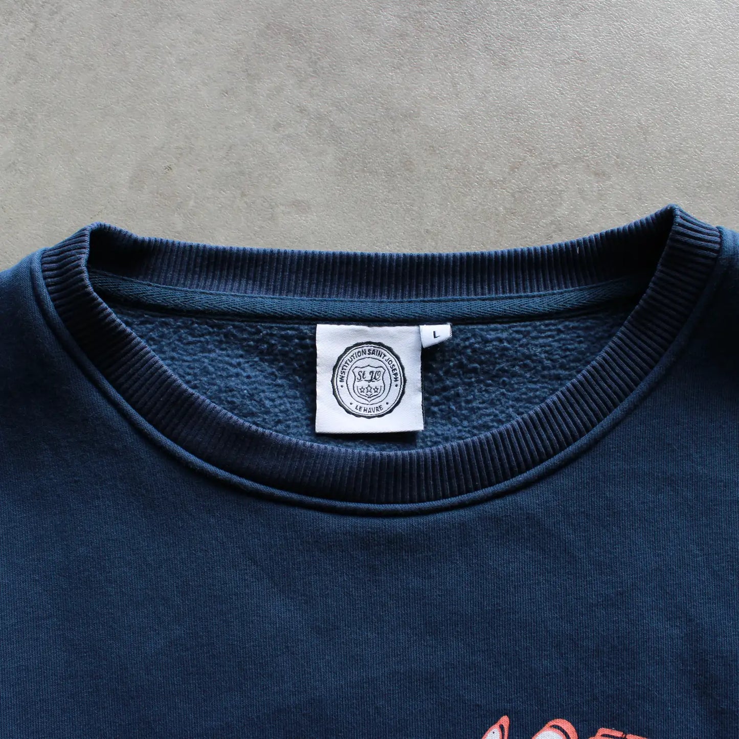 Saint Joseph Printed Crewneck – Navy (Man-L)