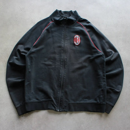 AC Milan Zip Up Sweater – Black (Man-L)