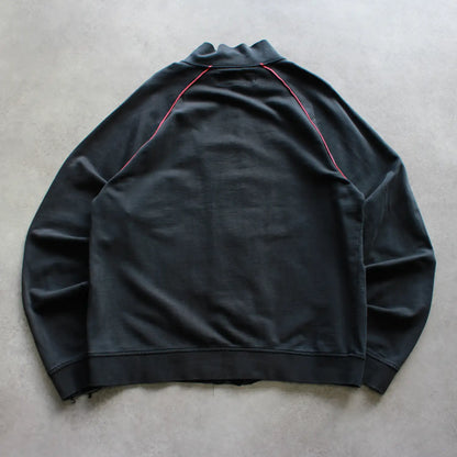 AC Milan Zip Up Sweater – Black (Man-L)