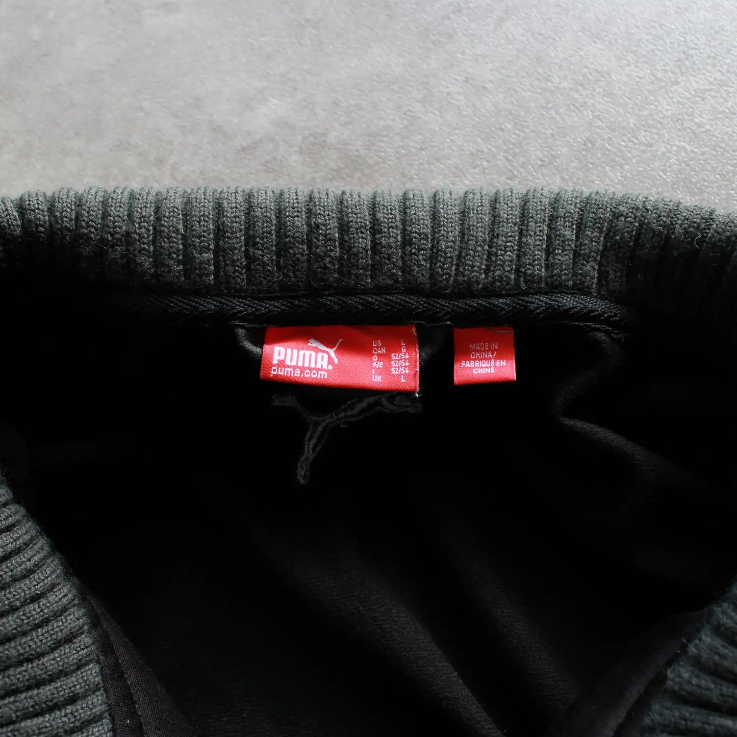 Puma Zip Up Tracksuit – Charcoal (Man-L)