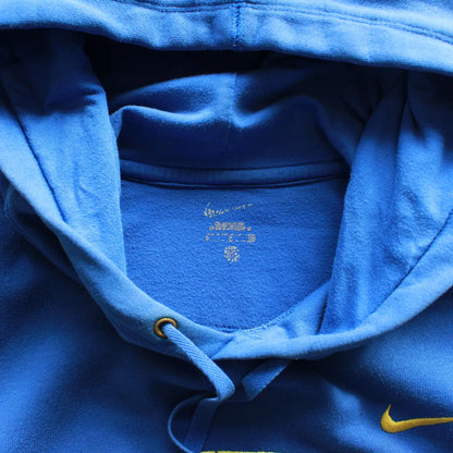 Nike Embroidered Delaware Hoodie – Blue/Yellow (Man-M)