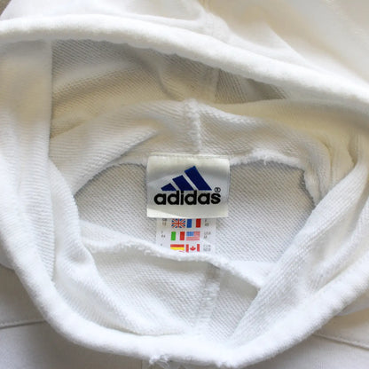 Adidas Embroidered Vest Hoodie – White (Woman-M)