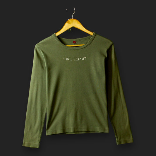 Esprit Langarm-T-Shirt (Größe L)