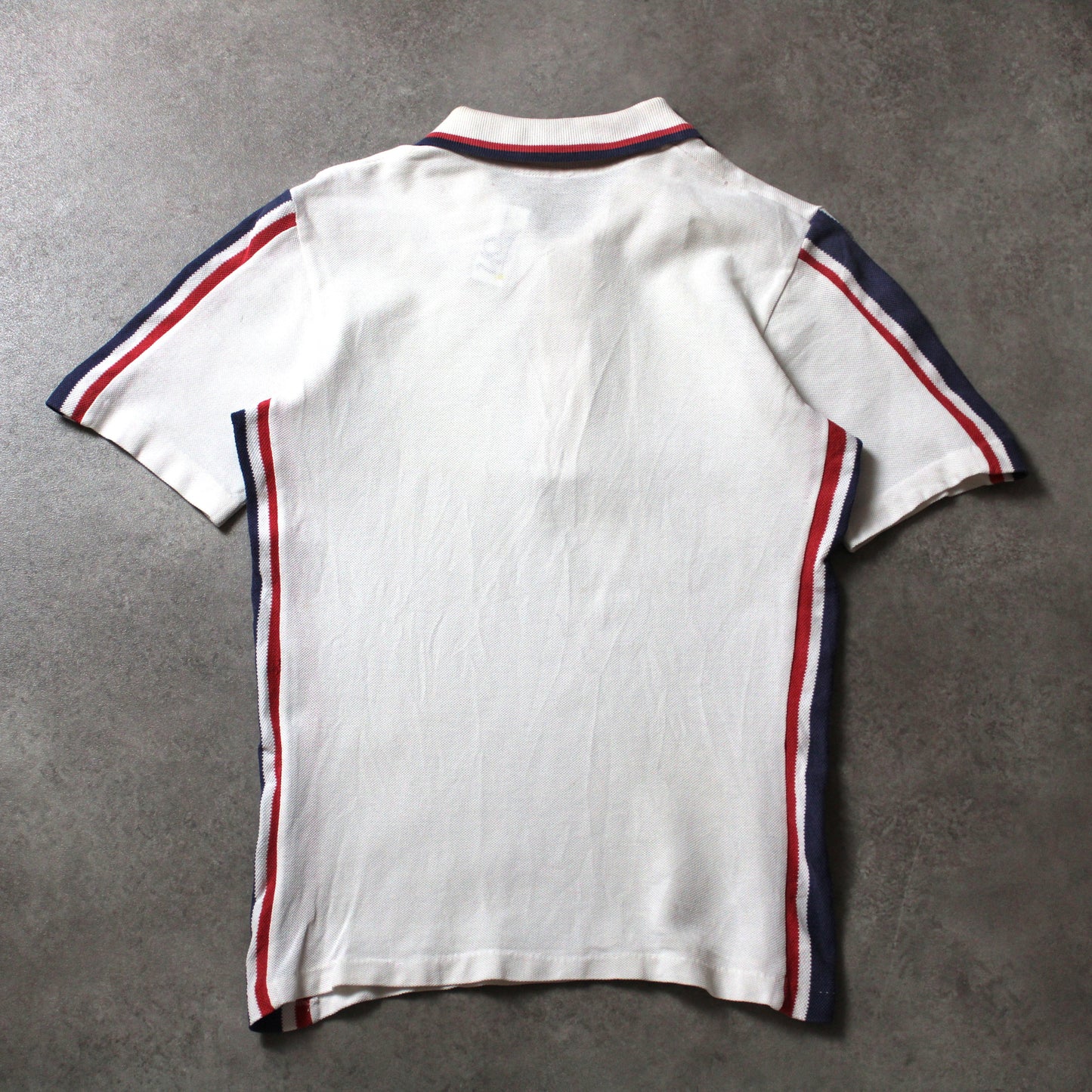 Weißes Vintage-Poloshirt (Herren, S)