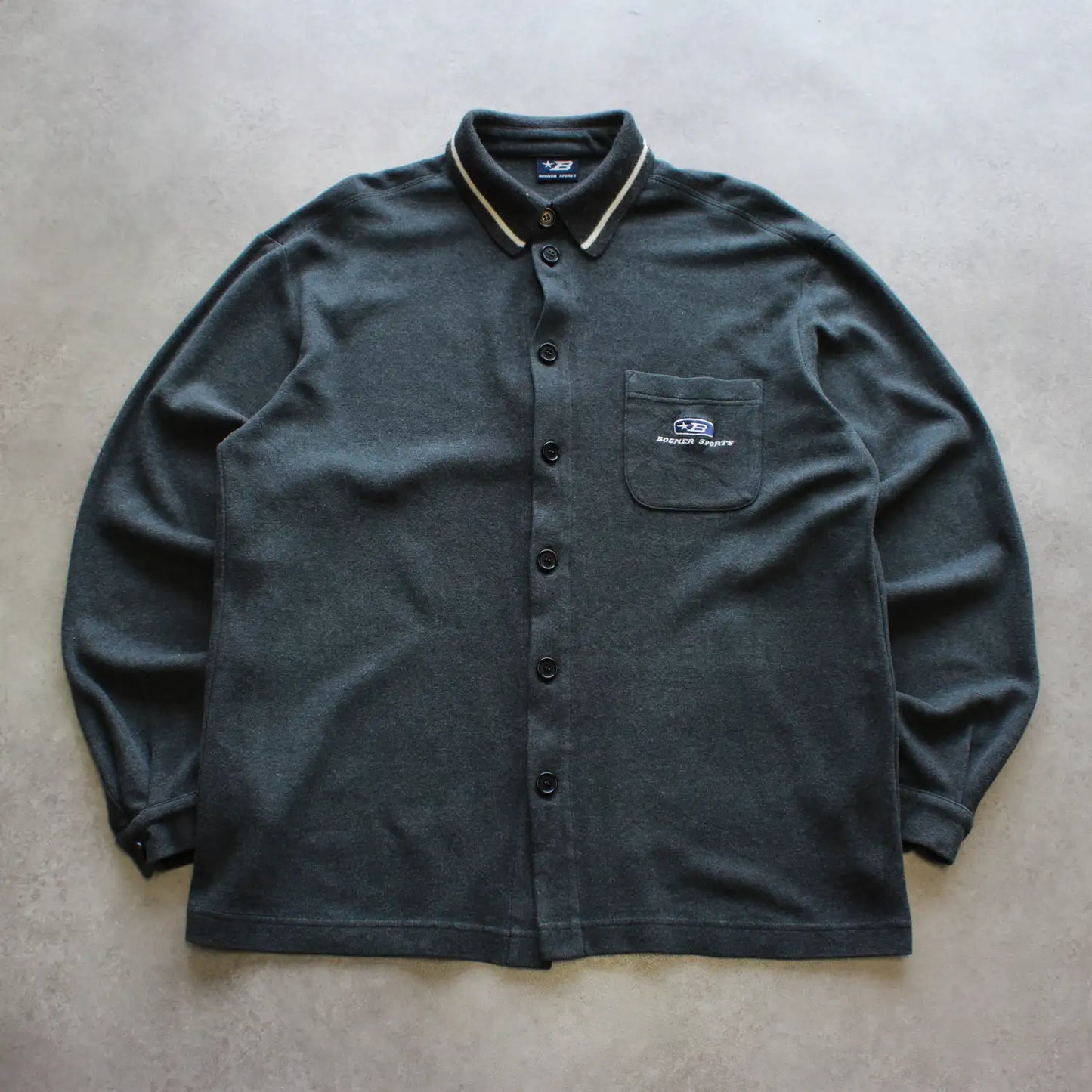 Bogner Sport Embroidered Shirt – Dark Grey (Man-L)