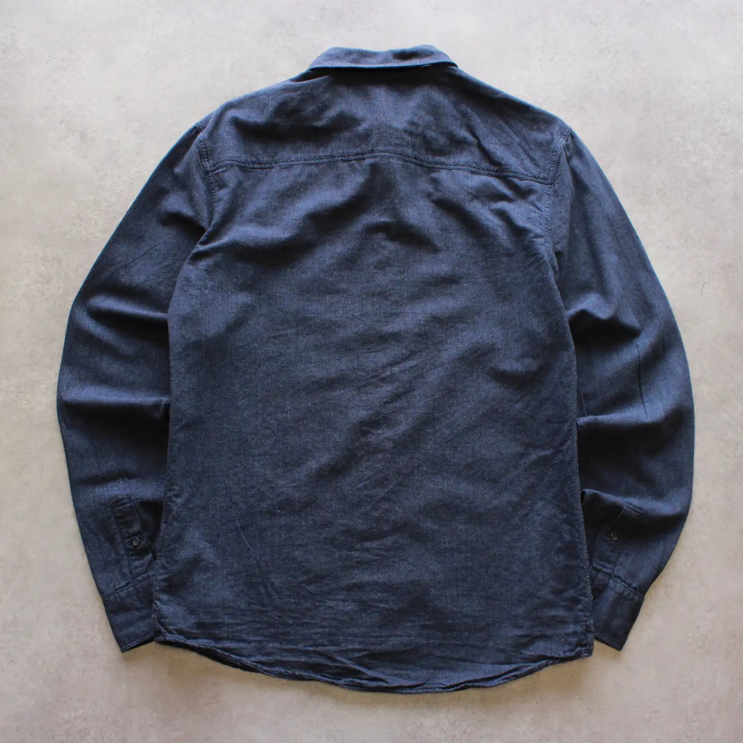 AllSaints Denim Shirt – Dark Blue (Man-XS)