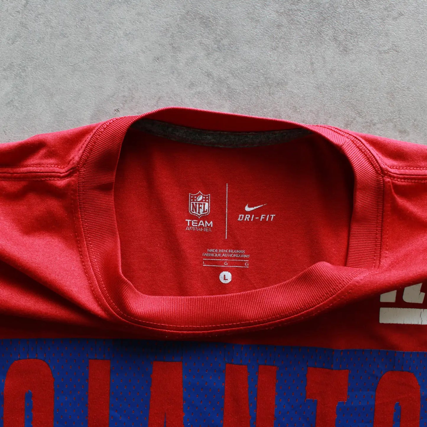 Nike NFL Giants Printed Tee – Red (Man-L)