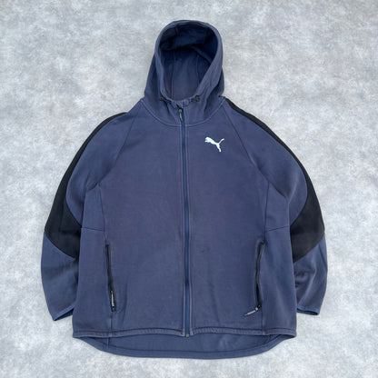 Puma Navy Zip Hoodie XXL