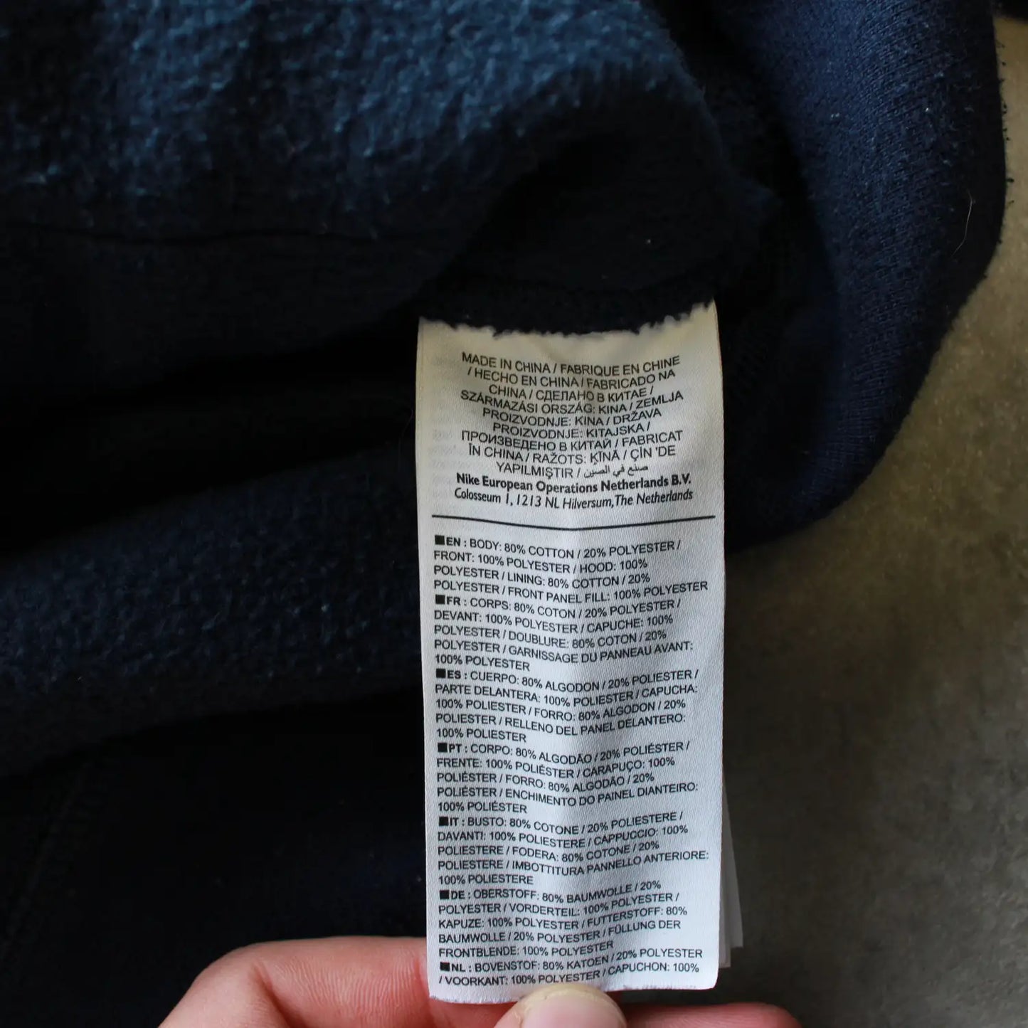 Nike Jacket Hoodie – Navy (Man-M)