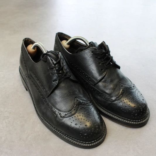 Lloyd Extrawelt Leather Brogue Shoes – Black (Man-40⅓)