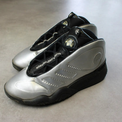 Adidas x Alexander Wang Basketball Sneakers – Silver/Black (Man-44)