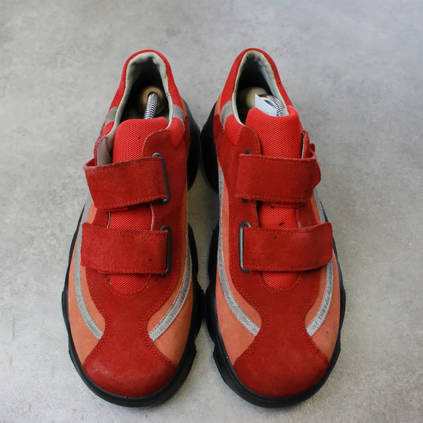 Ricosta Y2K Leather Shoes – Red/Orange (Man-42)