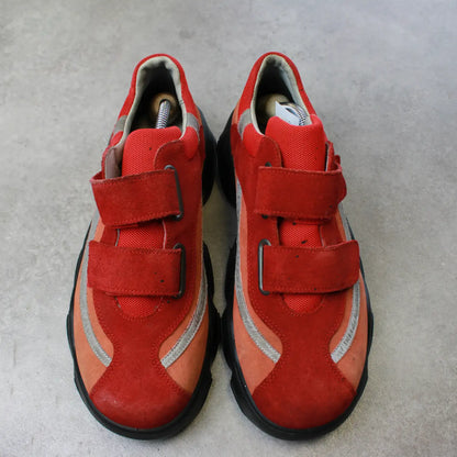 Ricosta Y2K Leather Shoes – Red/Orange (Man-42)